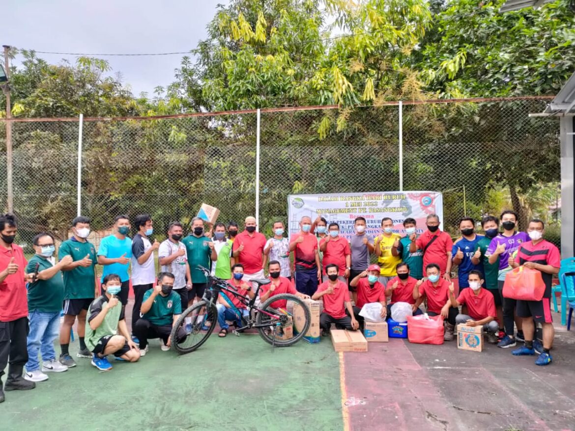 PT Pasangkayu Gelar Door Prize, Bersama SPSI Peringati Hari Buruh