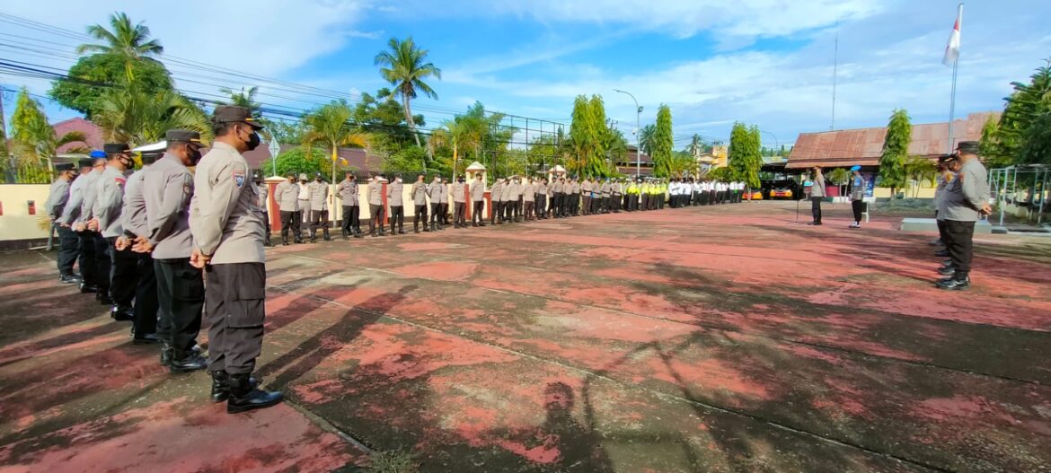 Apel Jam Pimpinan, Kapolres Sinjai : Terima Kasih Pelaksanaan Tugas Personel Ciptakan Situasi Aman Kondusif