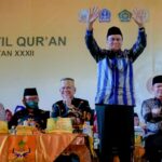 Bupati Barru Bersama Gubernur Sulawesi Selatan Dan Bupati Bone Pada Pembukaan MTQ Tingkat Provinsi