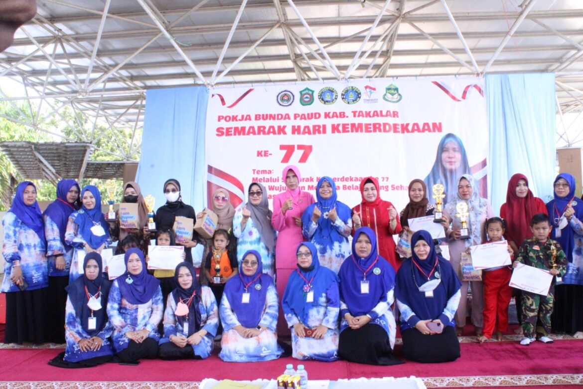 Ratusan Murid TK Ikuti Lomba Membatik “Siborita” Meriahkan Semarak HUT RI