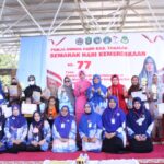 Ratusan Murid TK Ikuti Lomba Membatik "Siborita" Meriahkan Semarak HUT RI