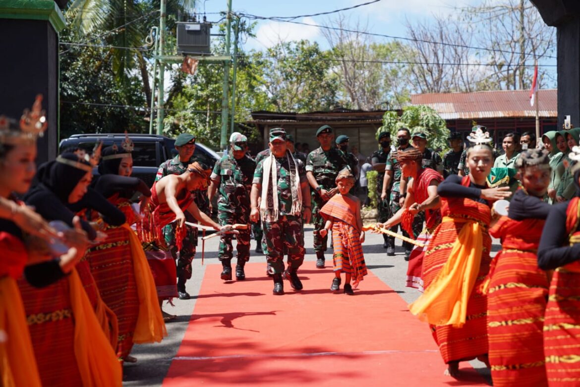 Kunjungi Markas Samodok, Kasad Cek Kesiapan Operasi Yunif RK 744/SYB