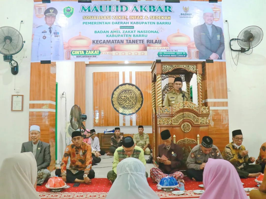 Bupati Barru: Maulid Nabi Muhammad SAW Dapat Memupuk Rasa Persaudaraan