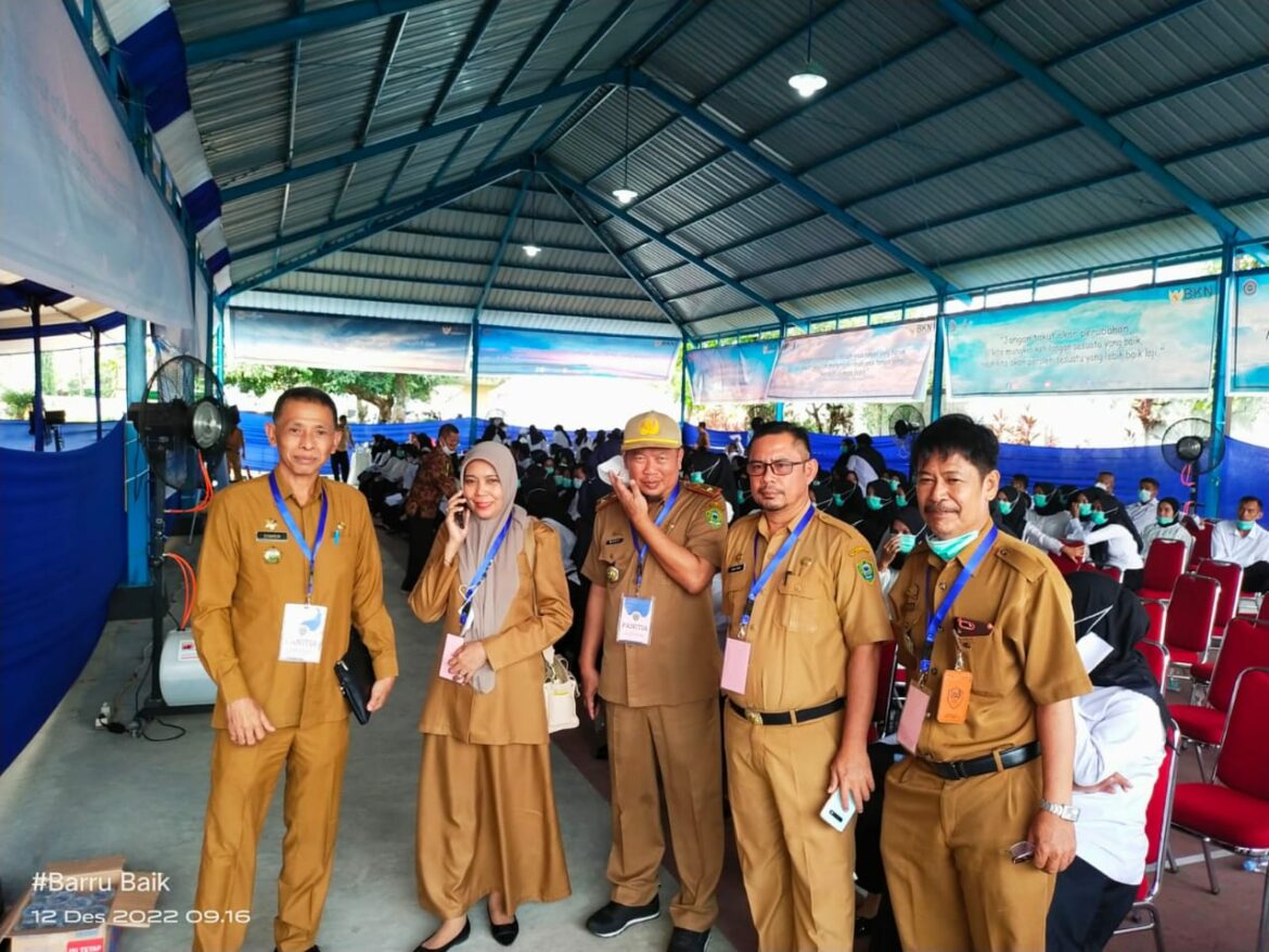 Sekda Barru: Alhamdulillah Seleksi Berbasis CAT Bagi P3K  Untuk Tenaga Kesehatan Berjalan Sesuai Ketentuan