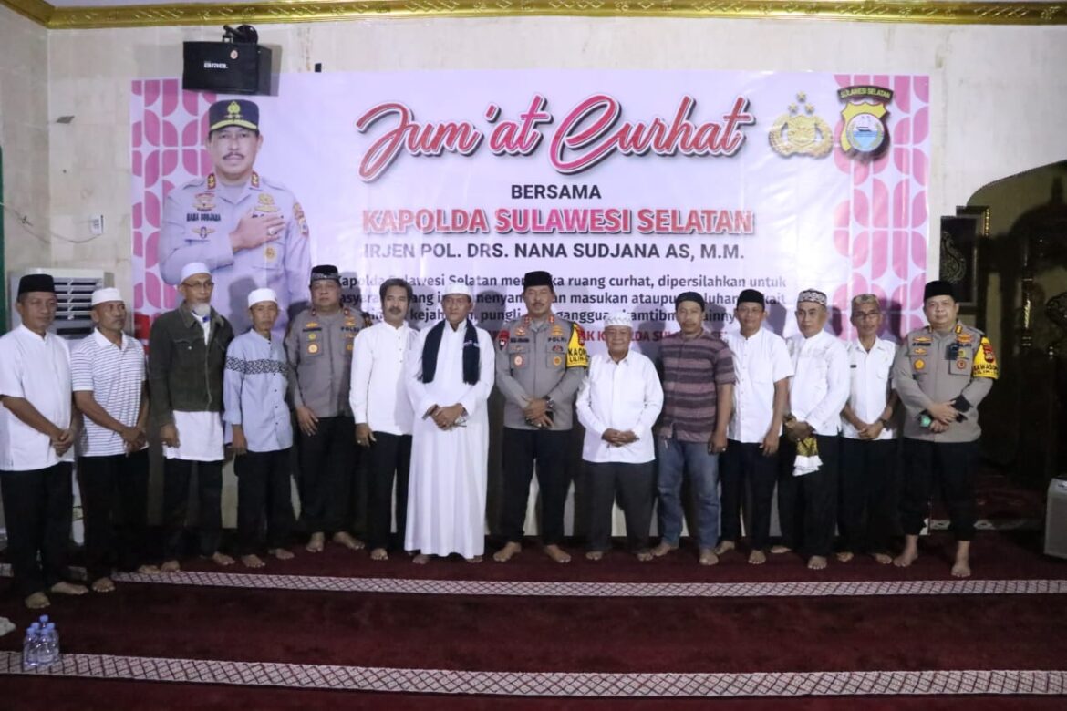 Dengar Aduan Masyarakat, Polda Sulsel Gelar Jumat Curhat