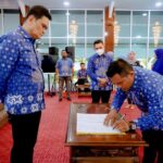 Bupati Barru Membuka Penyerahan SPPT dan DHKP PBB-P2 Tahun 2023