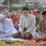 Salat Idul Fitri Bupati Barru,Dan Forkopimda di Lapangan Siddo