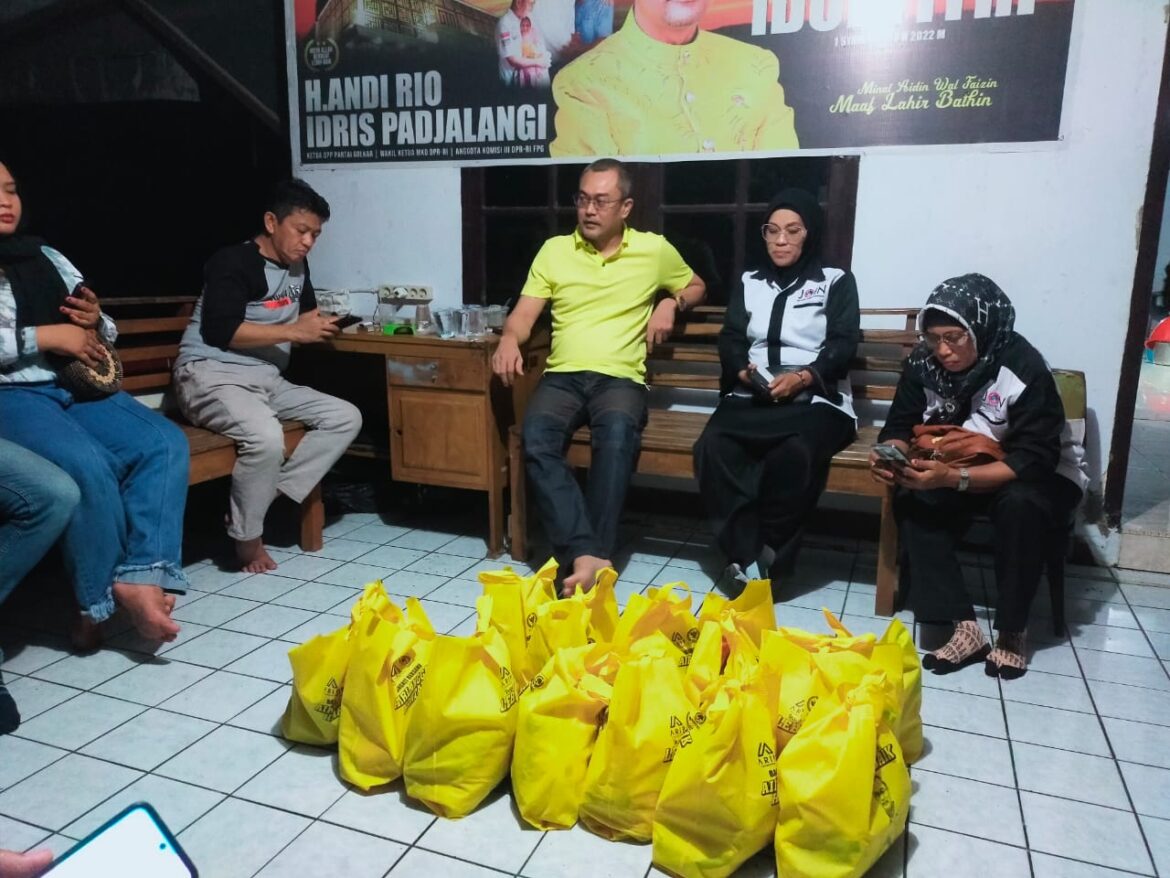 Andi Rio Anggota DPR RI Fraksi Partai Golkar Berbagi Keberkahan di Bulan Suci Ramadhan