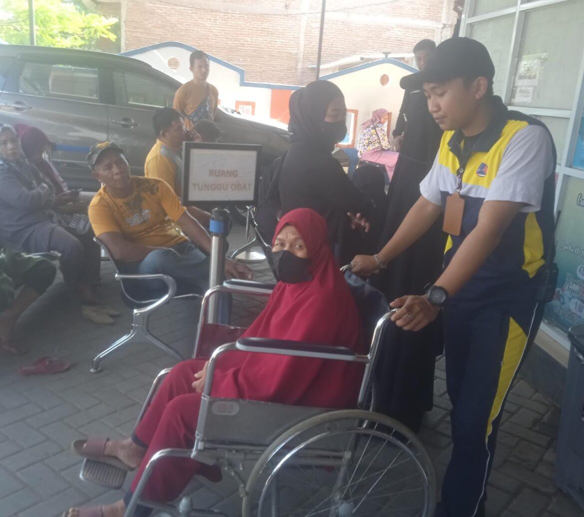 Security RSU.Thalia Irham Gowa Memberikan Pelayanan Yang Baik