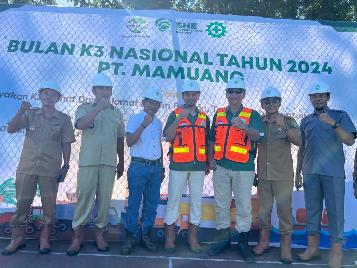 PT Mamuang Komitmen Keselamatan dan Kesehatan Kerja Peringati Bulan K3 Nasional