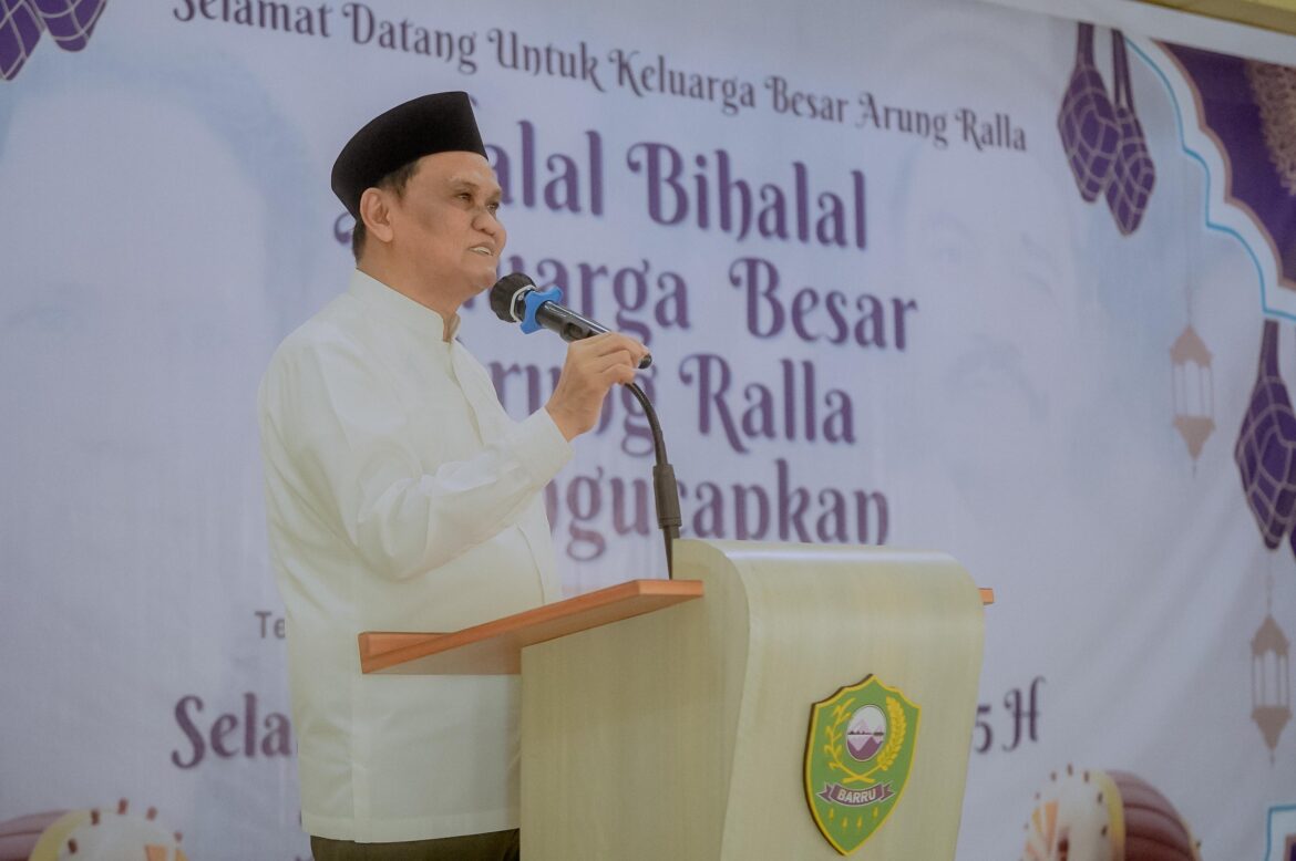 Bupati Barru Hadiri Halal Bihalal Kerukunan Keluarga Arung Ralla