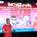 Nobar Timnas Indonesia U-23 Vs Uzbekistan U-23 Bareng Wartawan, Kadiv Humas Bicara Persatuan Bangsa