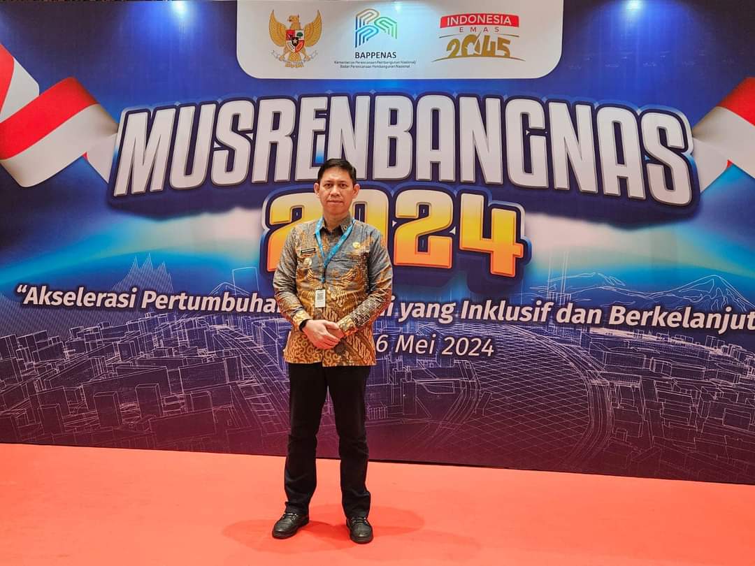 Pj. Bupati Kolaka Hadiri Musrenbangnas Tahun 2024 .