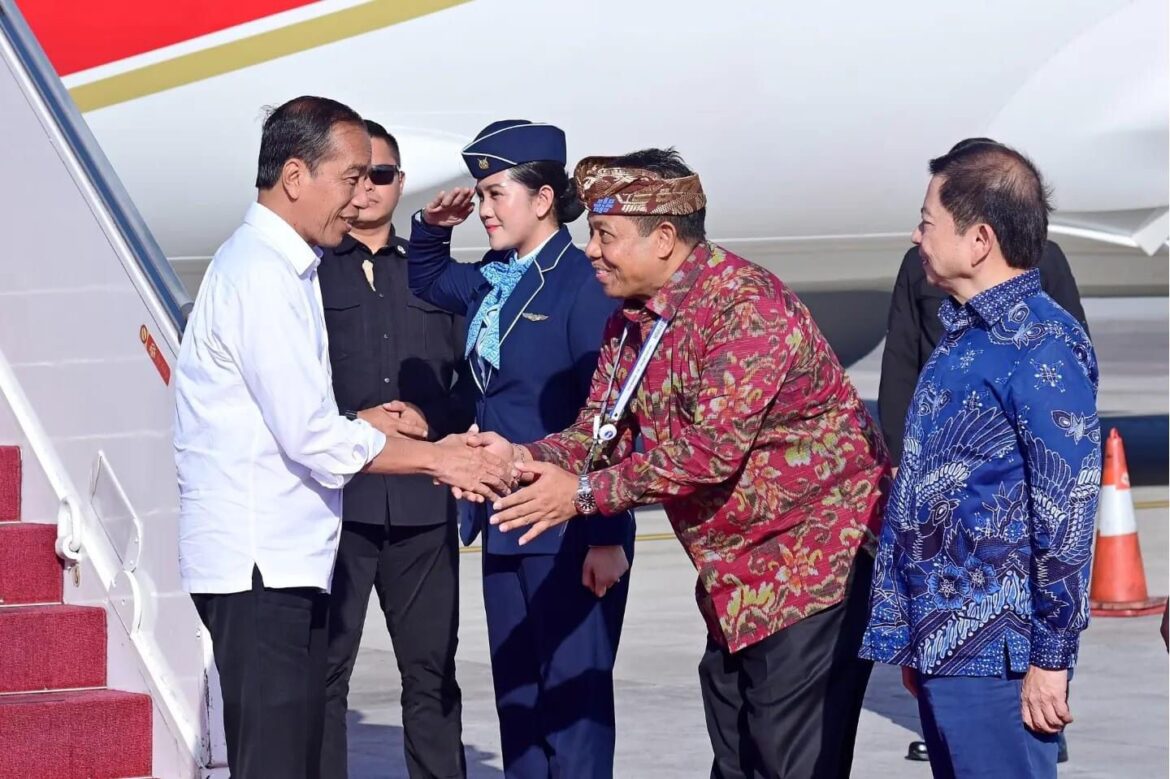 Presiden RI Tiba di Bali Menghadiri Jamuan Makan Malam Sekaligus Membuka KTT WWF