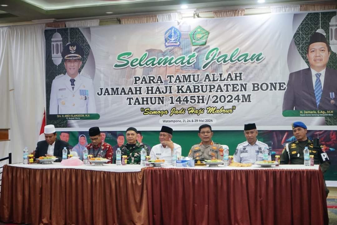 Pj. Bupati Bone Melepas Secara Resmi Calon Jamaah Haji