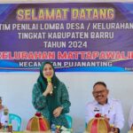 Plt Ketua TP PKK drg. Hj. Ulfa Nurul Huda Beserta Pemerintah Menggelar Penilaian Lomba Desa/Kelurahan Tingkat Kabupaten Barru