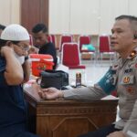 Danyon Brimob Bone Dan Anggota Donor Darah Di Polres Bone