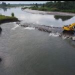 Petani di Bantaran Sungai Masamba Berharap Anak Sungai Baliase Segera ditutup.