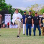 Bupati Barru Buka Turnamen Mini Soccer  Cup Cilellang II Di Lapangan Sepak Bola