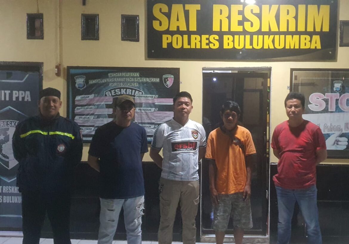 Polisi Amankan Terduga Pelaku Aniaya Anak Dibawah Umur di Rilau Ale, Bulukumba.