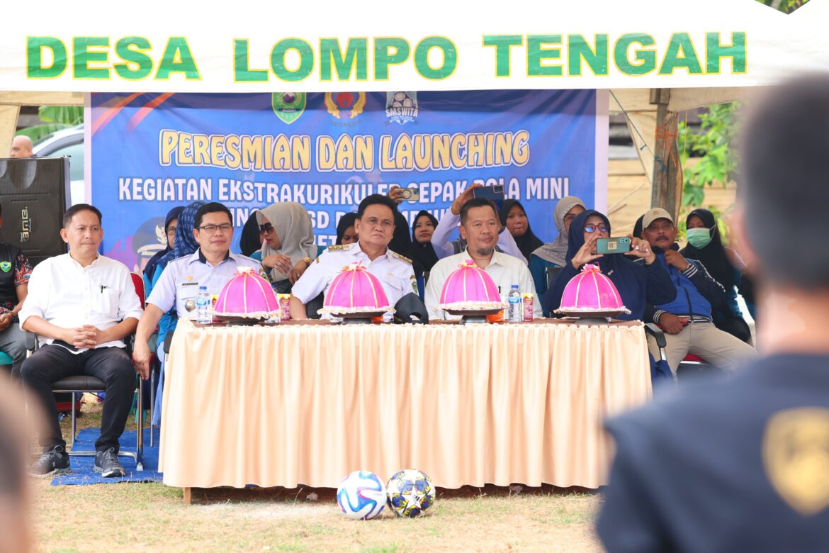 School Mini Soccer yang Pertama di Kab.Barru, Ucap Bupati Suardi Saleh