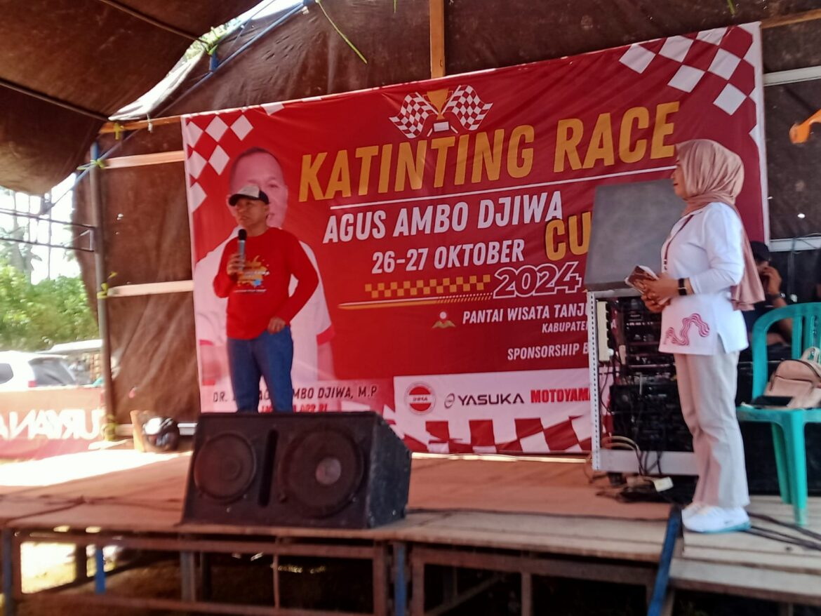 Anggota DPR RI Buka Kegiatan Lomba Katinting Race CUP, Wisata Pantai Tanjung Babia