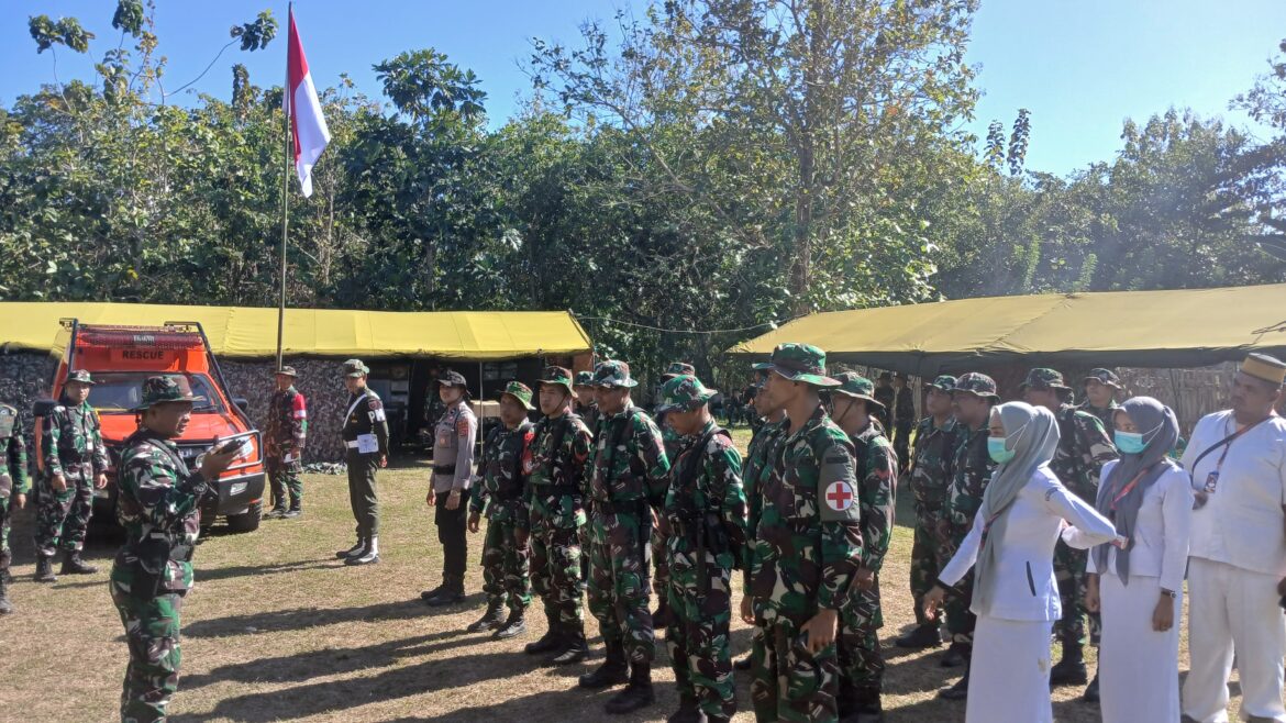 Kodim 1416/Muna Gelar Latihan Lapangan Penanggulangan Bencana Alam Karhutla