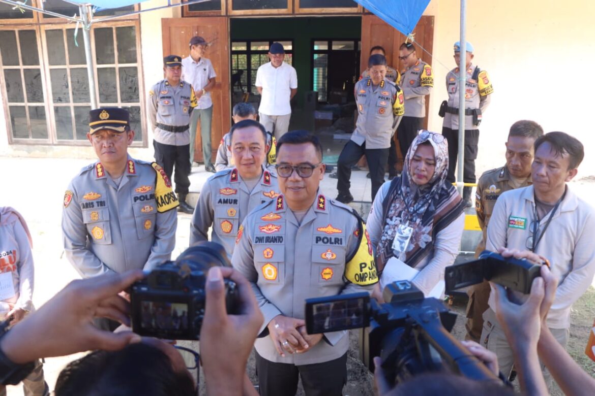 Pastikan Aman,Kapolda Sultra Irjen Pol Dwi Irianto Tinjau Langsung Logistik Pilkada 2024 di KPU Kota Kendari