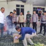 KPU Pasangkayu Gelar Pemusnahan Surat Rusak H-1