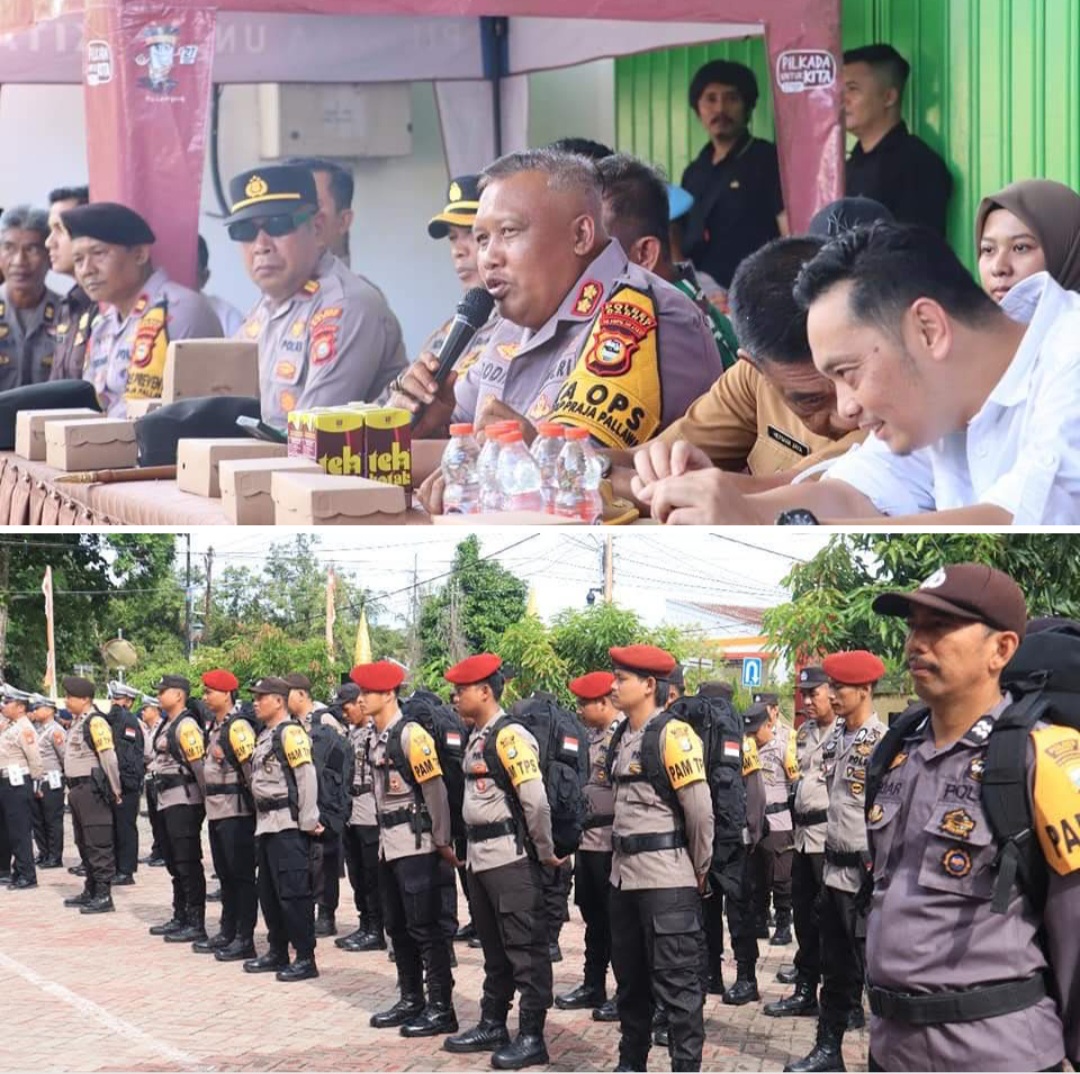 Logistik Tahap Pertama Pilkada 2024 Dikawal 90 Personil Polres Barru